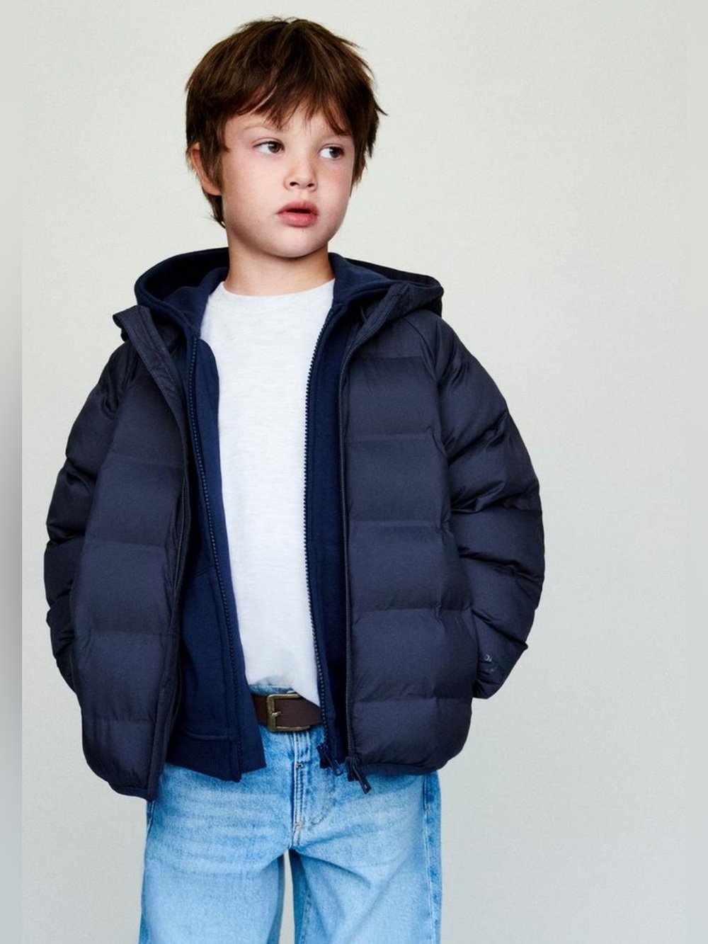 Zara baby puffer full zip  jacket sz 18/24 months